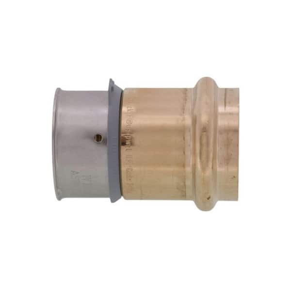 Viega PureFlow 1-1/2 in. x 1-1/2 in. Press Zero Lead Bronze