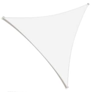 16 ft. x 16 ft. x 16 ft. White Triangle Shade Sail
