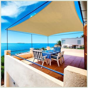 190 GSM Rectangle Sun Shade Sail with Rectangle Kit