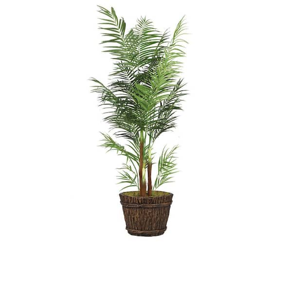 Laura Ashley 84 in. Tall Areca Palm Tree in Planter