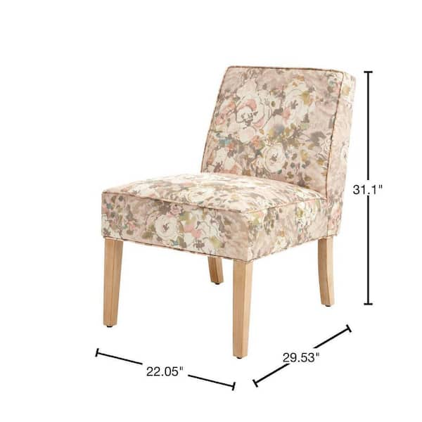 Teagan Cherry Blossom Upholstered Accent Chair