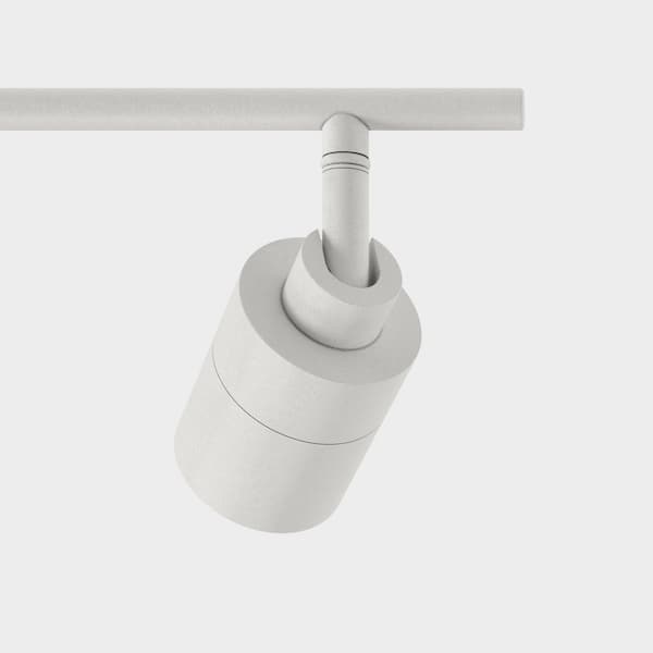 Vidalite Shura White 4-Light Plug-In Track Light Kit, Dimmer
