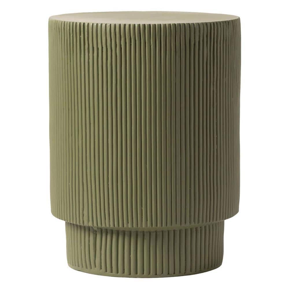 KANADEMONO Round Olive Steel Side Table 【公式通販】