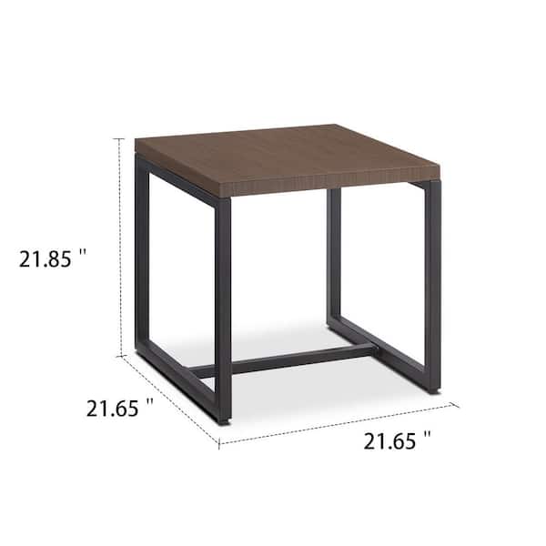 U-Shaped Foot Series 22 in. Accent Table