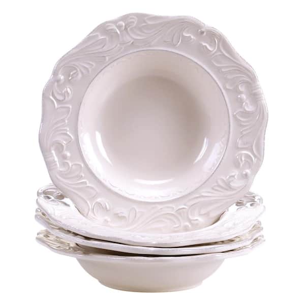 Certified International Firenze Ivory 9.75 in. Soup/Pasta Bowl (Set of 4)