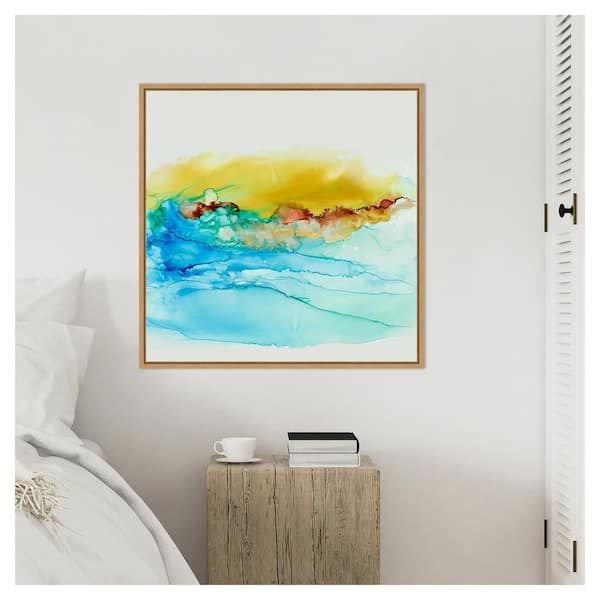 Kate And Laurel Sylvie Blank Framed Canvas - 30x30 Inch Gold Frame, Ready To Paint Your Own Art, Premium Gallery Wrapped Canvas - View #4