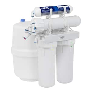 4-Stage Universal 23.3 GPD Reverse Osmosis Water Filtration System with Faucet