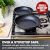 GRANITESTONE 14 in. Aluminum Ultra-Durable Diamond Infused Family Skillet  with Helper Handle 2592 - The Home Depot