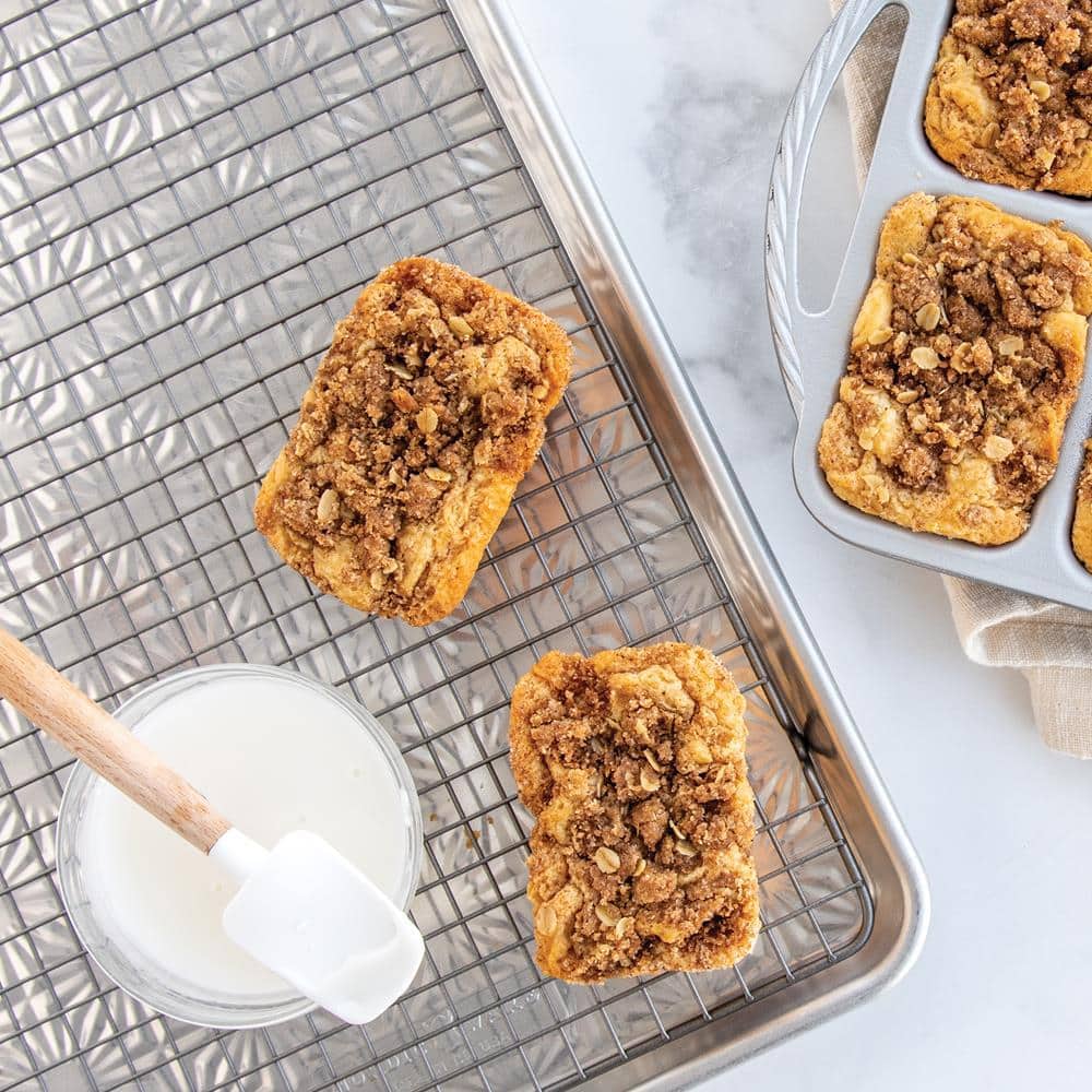 Nordic Ware ProCast Mini Non-Stick Aluminum Loaf Pan