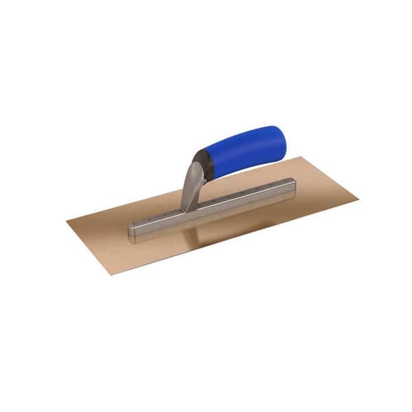 Bon Tool 13 in. x 5 in. Stainless Steel Trowel with Comfort Grip Handle