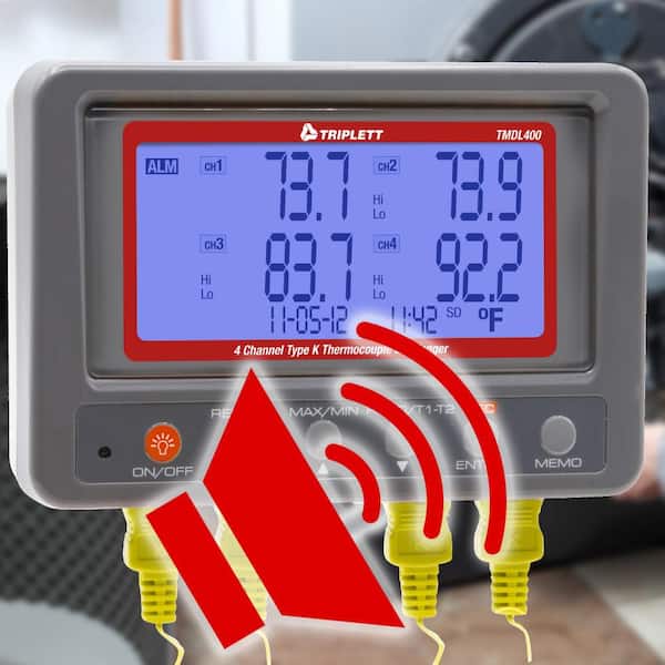 4 Channel Thermocouple Data Logger - Thermosense Direct 4 Channel Thermocouple Data Logger - Thermosense Direct