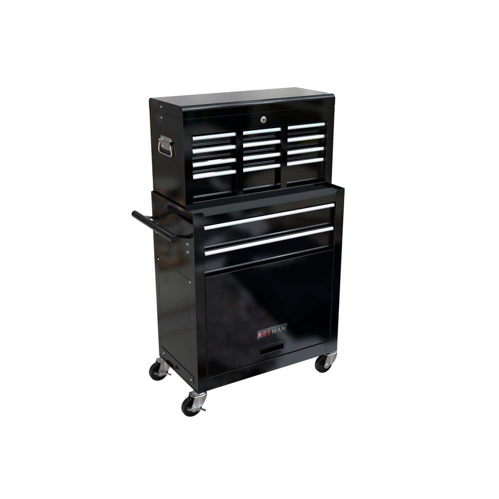 High Capacity Rolling Tool Chest with Wheels and Drawers, 8-Drawer Tool Sto