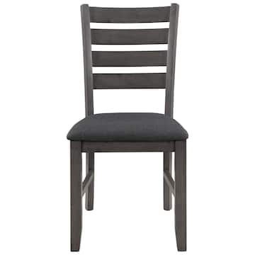 6-Piece Gray Rustic Wood Dining Set with Bench