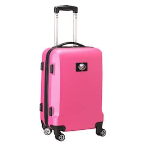 NHL New York Islanders Pink 21 in. Carry-On Hardcase Spinner Suitcase