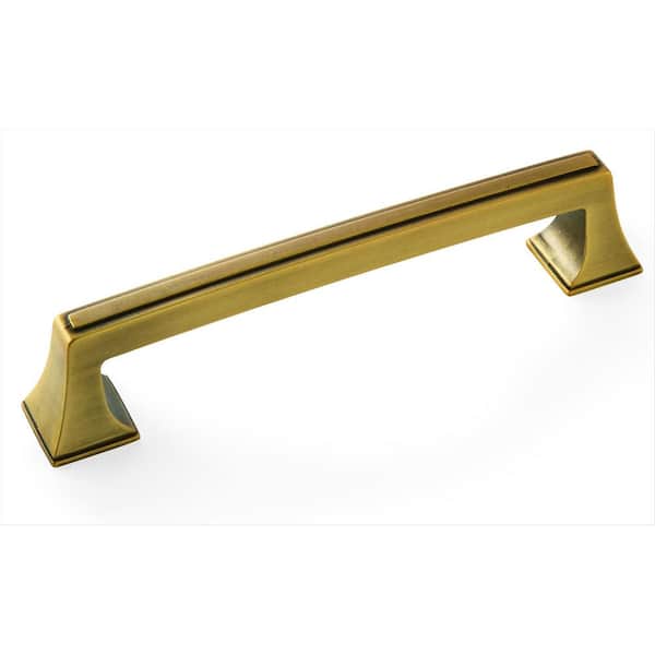 Amerock Mulholland 5-1/16 in. (128mm) Traditional Gilded Bronze Arch Cabinet Pull