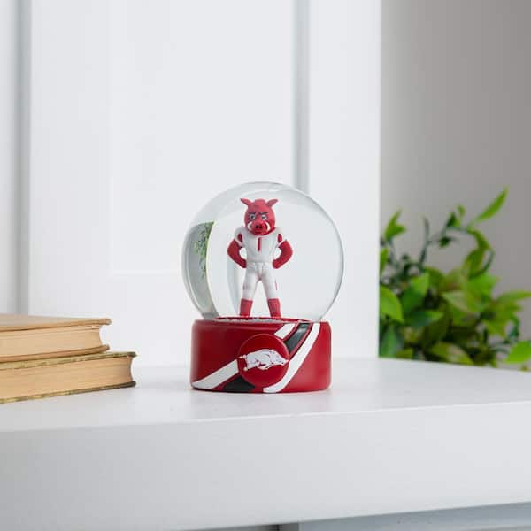 Evergreen Enterprises University of Arkansas 5 in. Glass Tabletop Snow Globe