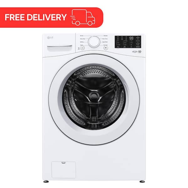 5.0 cu. ft. Stackable Front Load Washer in White with 6 Motion Cleaning Technology