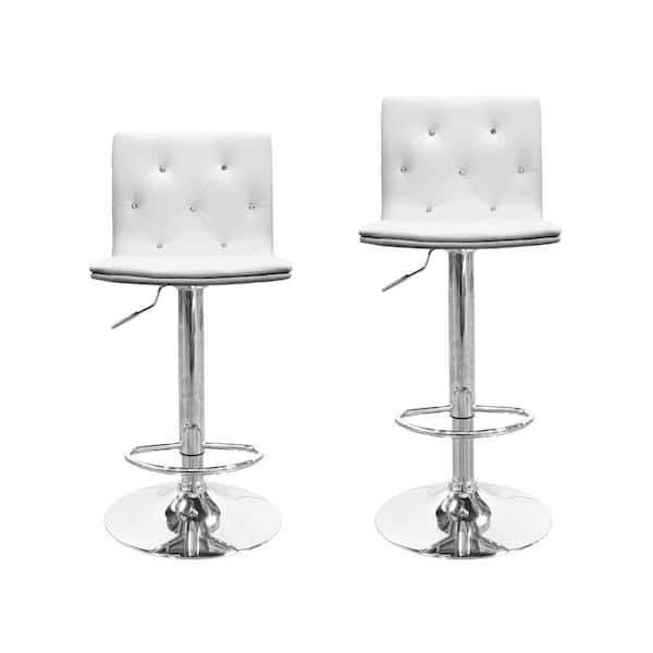 white barstools set of 2