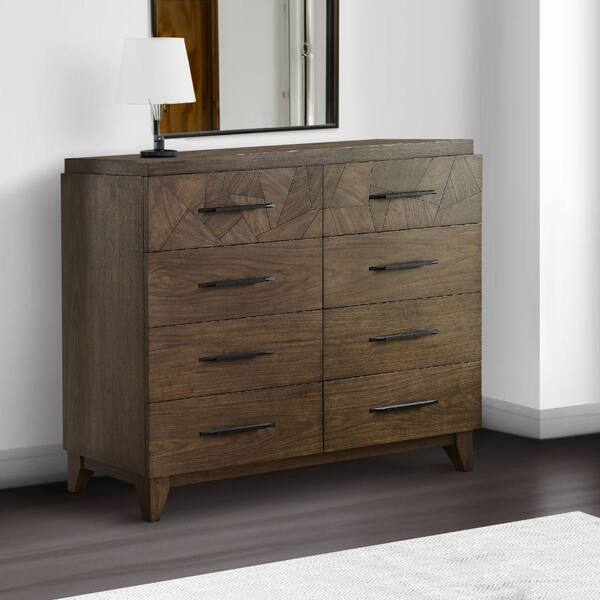 Tall brown online dresser