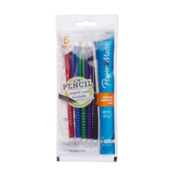 Paper Mate Assorted Colors 0.7 mm Mechanical Pencil (Pack of 10) 74403 -  The Home Depot