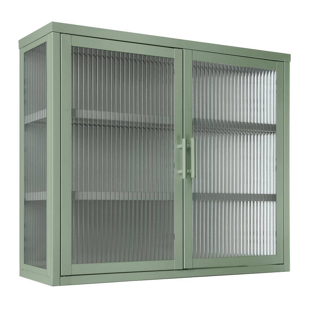 27.6 in. W x 9.1 in. D x 23.6 in. H Bathroom Storage Wall Cabinet With Deta