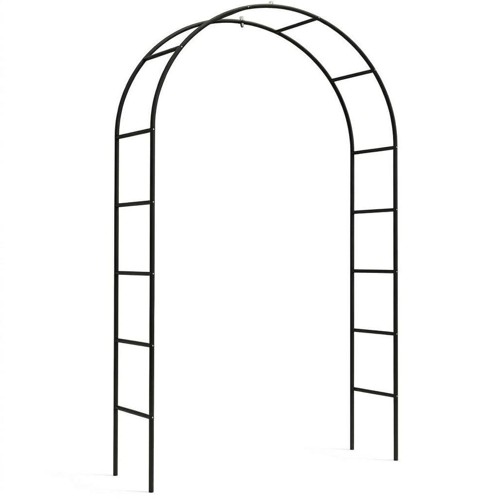 94.5 in. H x 55 in. W Metal Garden Arbor Trellis Rust-Resistant Outdoor Climbing Plant Arch Wedding Decor price history on PriceWatchPro