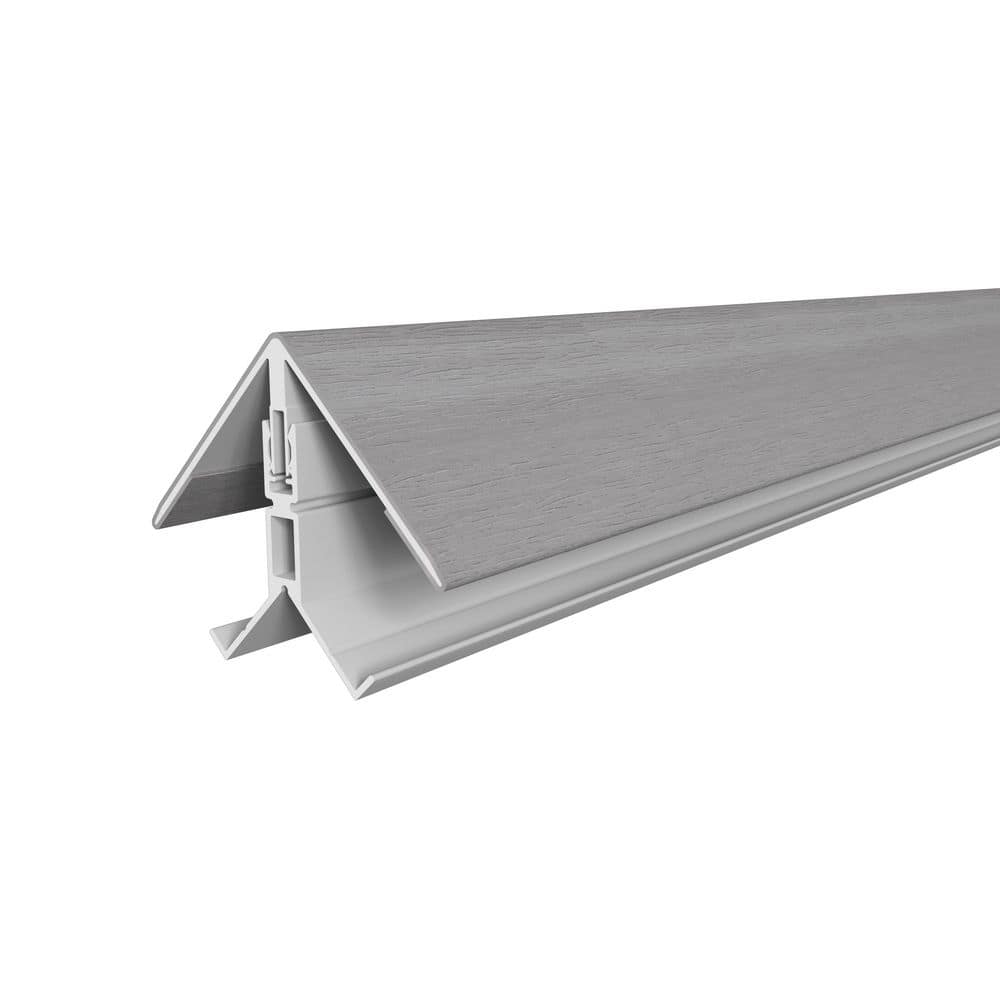 Alusions 2.87 in. x 3.56 in. x 8 ft. Icelandic Smoke White Composite Aluminum Outside Corner Trim Kit for 1 in. Board price history on PriceWatchPro