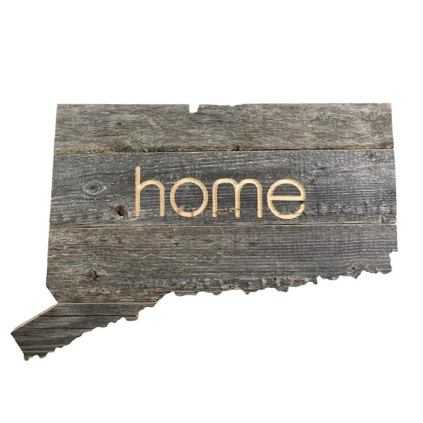 Rustic Farmhouse 8 in. x 8 in. Rustic Red Wood Heart