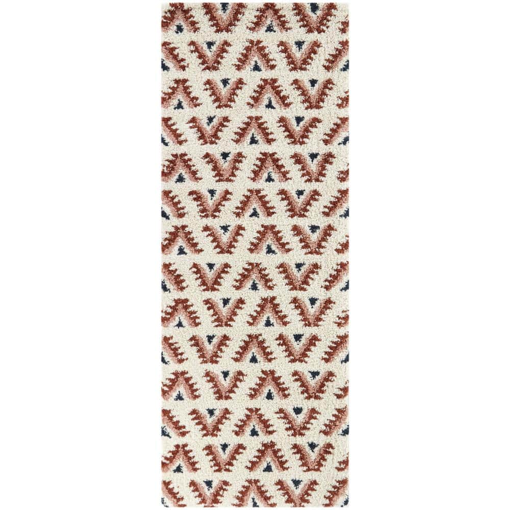 BALTA Hadley Rust 3 ft. x 7 ft. Geometric Runner Rug 3006054 - The Home ...