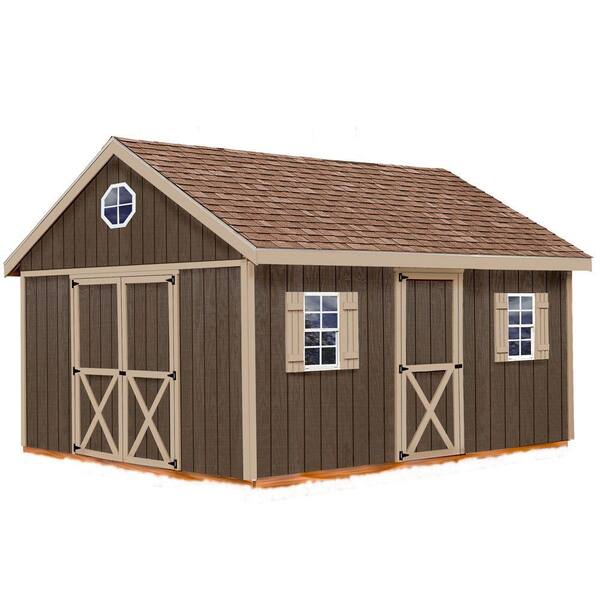 Best Barns Easton 12 ft. x 16 ft. Wood Storage Shed Kit with Floor