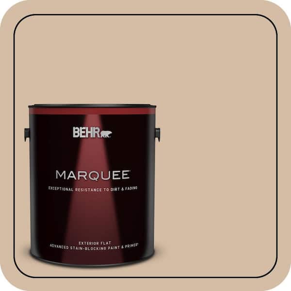 BEHR MARQUEE 1 gal. #290E-3 Classic Taupe Flat Exterior Paint & Primer