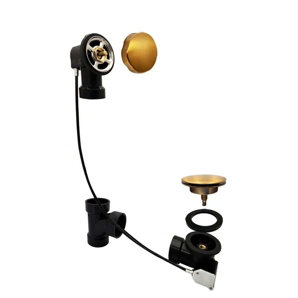 1-1/2 in. Sch. 40 ABS 35 in. Cable Drive Bath Waste Drain Kit, Brushed Bronze price history on PriceWatchPro