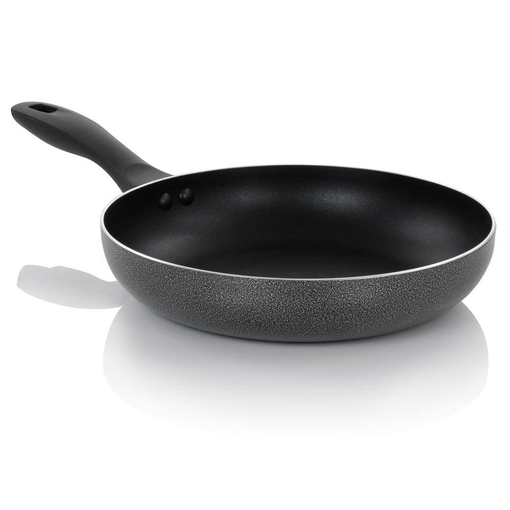 Charcoal Gray 2-Piece Nonstick Aluminum Frying Pan Set