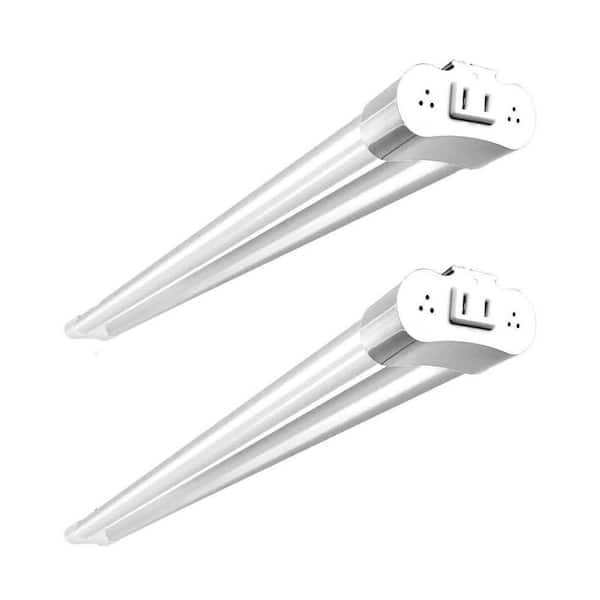 4ft 42-Watt LED Shop Light, 4400 Lumens, 5000K Daylight, Linkable ...