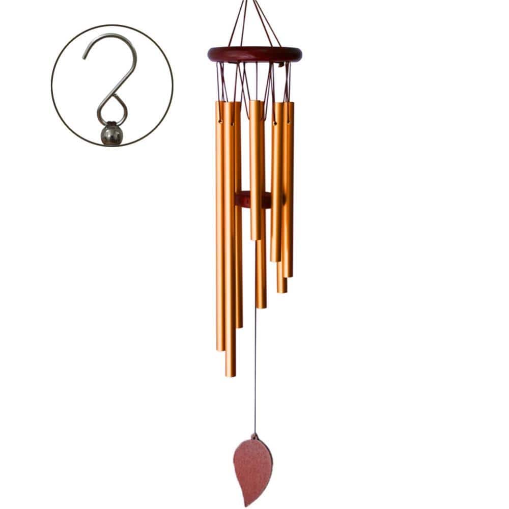 26 in. Memorial Wind Chime Soothing Sound Golden 1-Piece price history on PriceWatchPro