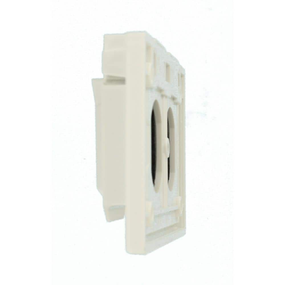 White Thermoplastic 1-Gang Weatherproof Duplex Outlet Cover