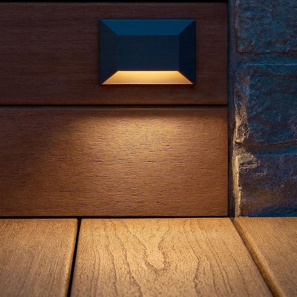 Nuvi Hardwired Low Voltage Black LED Stair Light price history on PriceWatchPro