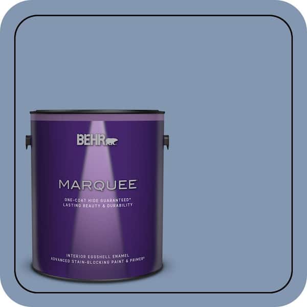 BEHR MARQUEE 1 gal. #S530-4 Jet Set One-Coat Hide Eggshell Enamel Interior Paint & Primer