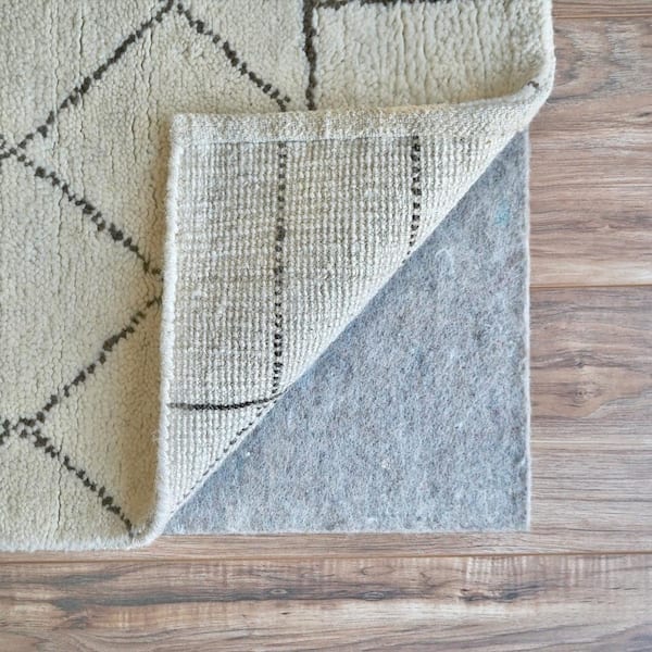 RugPadUSA Natural Comfort 12 ft. x 18 ft. Rectangle Felt Cushioned 1/4 in. Thickness Dual Surface Non-Slip Rug Pad