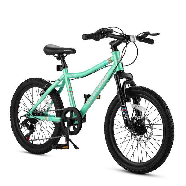 20 in. Green Kids Montain Bike Gear 7 