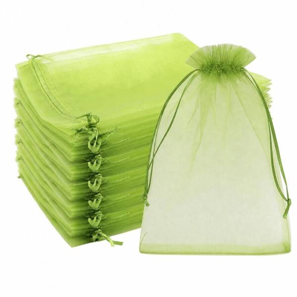 Breathable Polyester, 100-Pieces, Double Drawstring, Reusable, 6.5 x 9 in. Fruit Protection Garden Bag Set Fruit Baskets