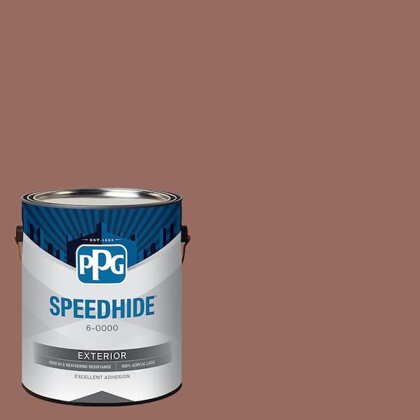 1 gal. PPG1061-6 Safari Brown Semi-Gloss Exterior Paint