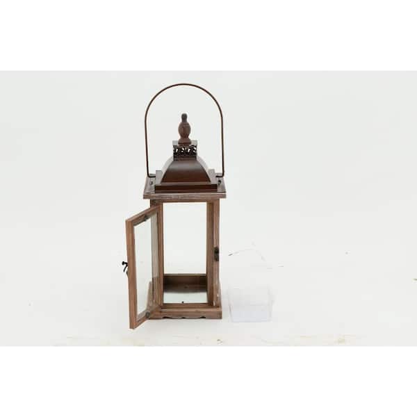 Arcadia Garden Products Bridle 8 in. x 12 in. Glass and Wood