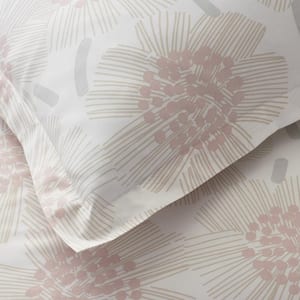 Company Kids Flower Burst Pink Multi Organic Cotton Percale Standard Pillowcases (Set of 2)