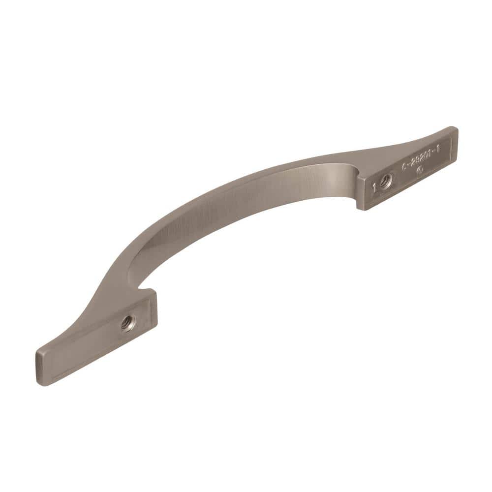 Sleek Brushed Nickel Modern Cabinet Pull with Mounting Hardware