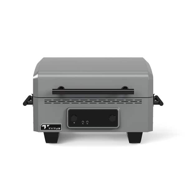 Emberwood Portable Electric Griddle and Grill in Gunmetal Gray