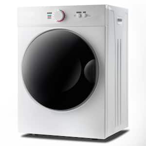 1.41 cu. ft. Portable Vented Electric Dryer in White with 5 Modes