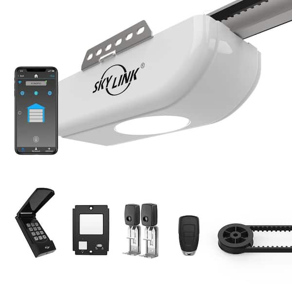 SkyLink 1/2 HPF Garage Door Opener with Extremely Quiet DC Motor Belt Drive with Wi-Fi Connectivity