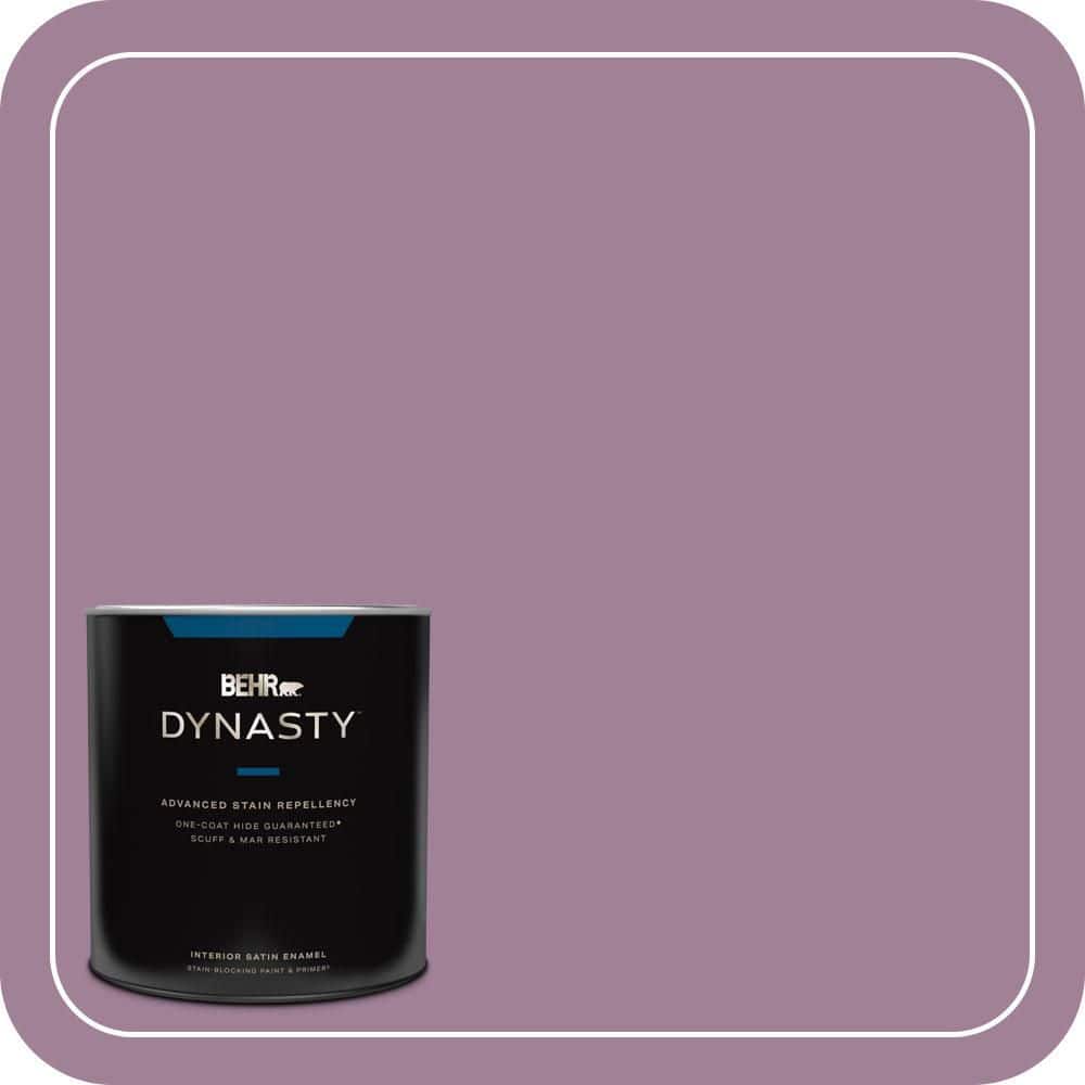 1 qt. #PMD-82 Violet Bouquet Satin Enamel Interior Stain-Blocking Paint and Primer price history on PriceWatchPro