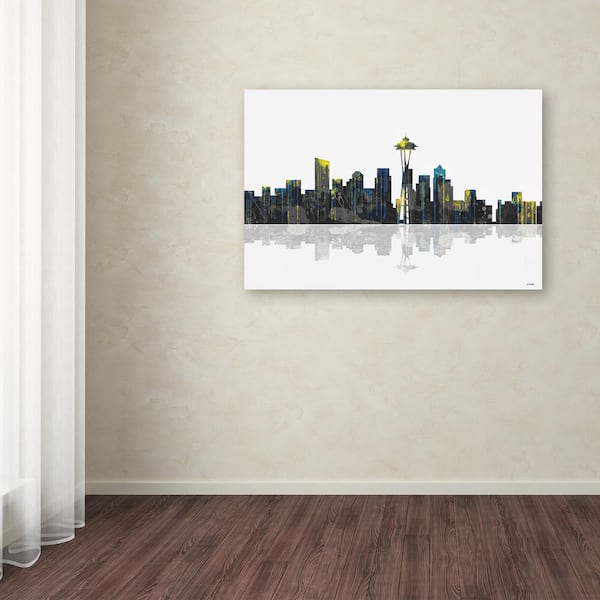 Trademark Fine Art 22 in. x 32 in. Seattle Washington